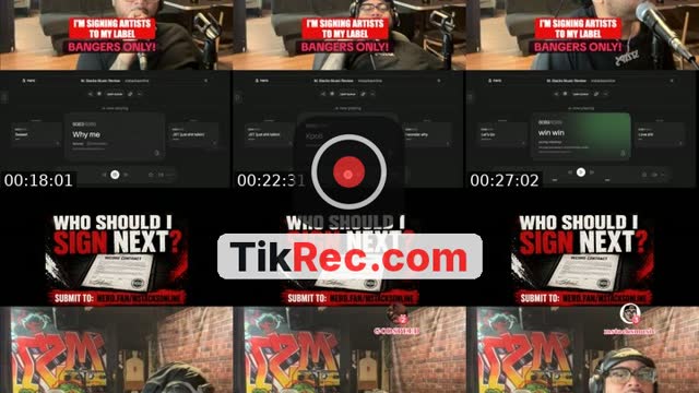 TikTok live: Who should I sign next??? by @mstacksonline