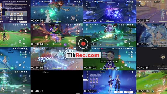 TikTok live: genshin by @blank_21rain