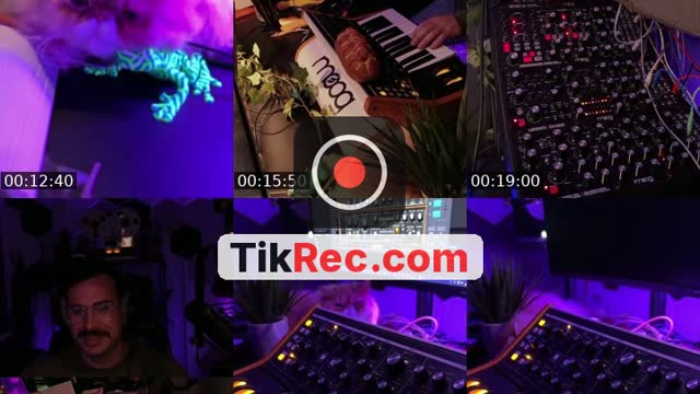 TikTok live: Analog synth noise LIVE! by @sundrymedia