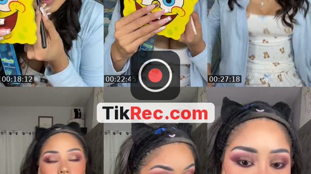 TikTok live: GRWM 💚 by @jackiie_vanityy