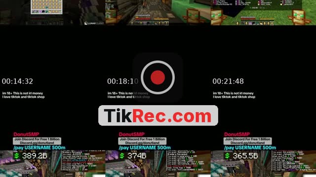 TikTok live: Donut SMP Giveaways by @flyster24mc