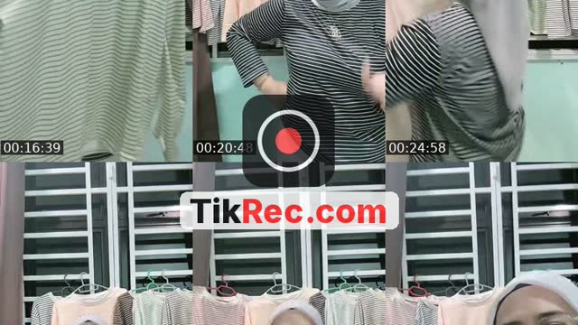 TikTok live: promo tshirt stripe mughahhh‼️‼️ by @athirahrose7700
