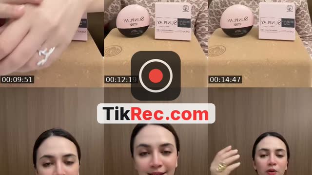 TikTok live: Get unready with me by @diana.danielle