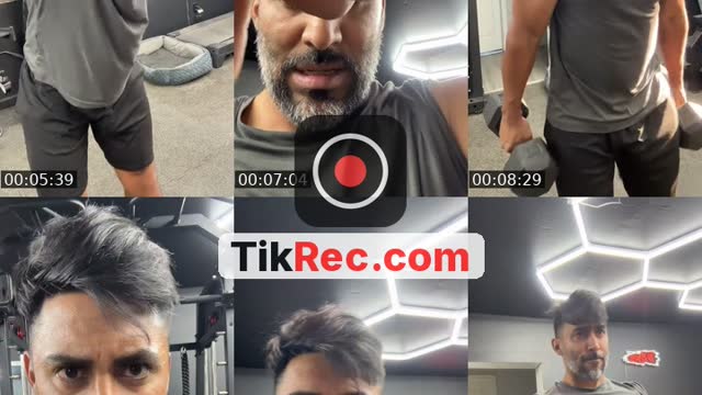 TikTok live: Gym time by @themaniac_physiqu3