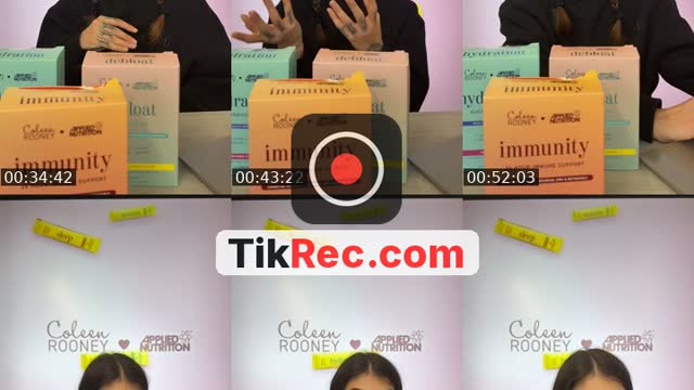 TikTok live: Live With Amber  by @appliednutrition