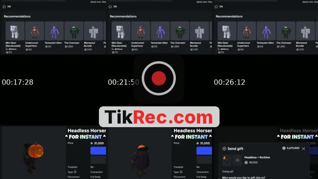 TikTok live: headless!!! by @floppawopper