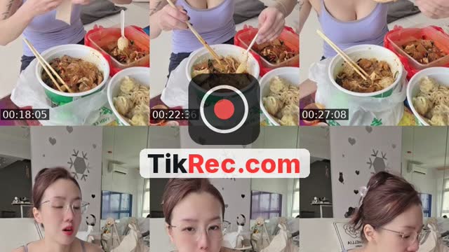 TikTok live: Eat with Feo 🍜🥟 by @feorix.vulpur