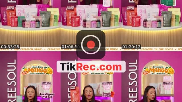 TikTok live: Your daily glow, ready to drink. by @freesoul