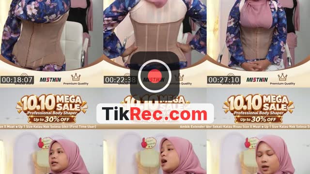 TikTok live: 10.10 SALES 60% OFF  !! by @misthinshapewear02