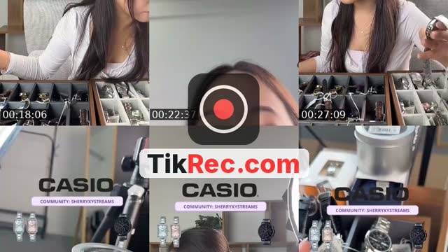 TikTok live: 10.10 CASIO?! by @sherryxy