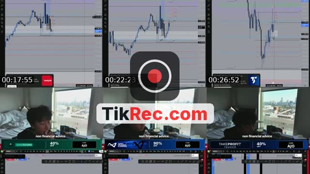 TikTok live: Trading NQ | CODE AJO | by @alexohtrades