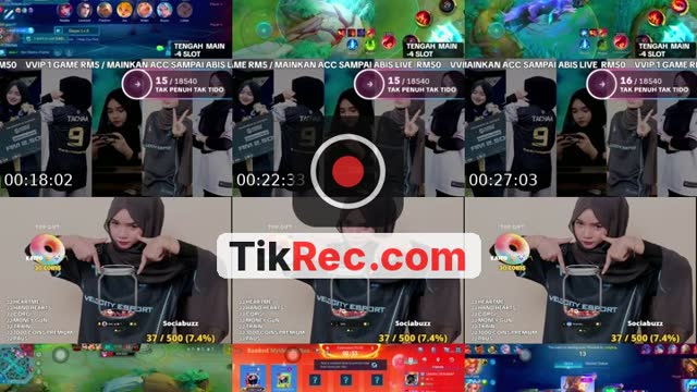TikTok live: open mabar linkdbio by @krystalyqt