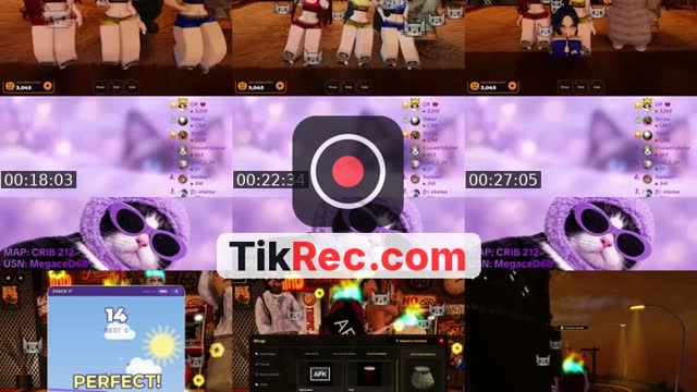 TikTok live: Roblox Time! 💜 by @megaced68