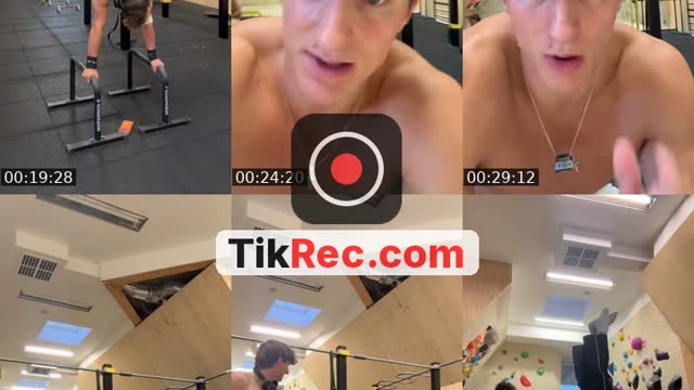 TikTok live: calisthenics workout🌊💜 by @daniel.paier