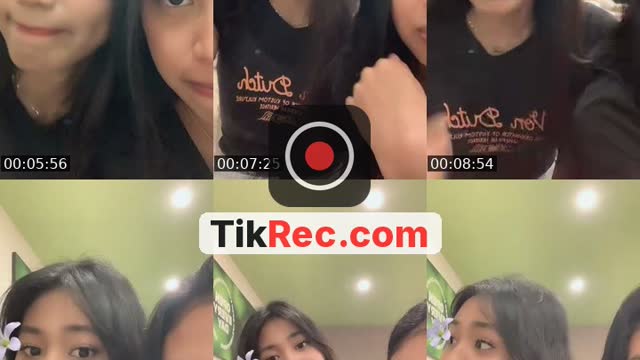TikTok live: tes aja by @zybyzane