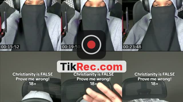 TikTok live: Christianity is FALSE. Request! by @korrathetaymi