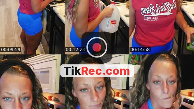 TikTok live: Making dinner by @ashleyw8675