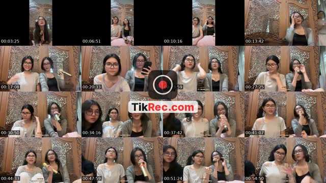 TikTok live: karaoke at home by @aawkacin