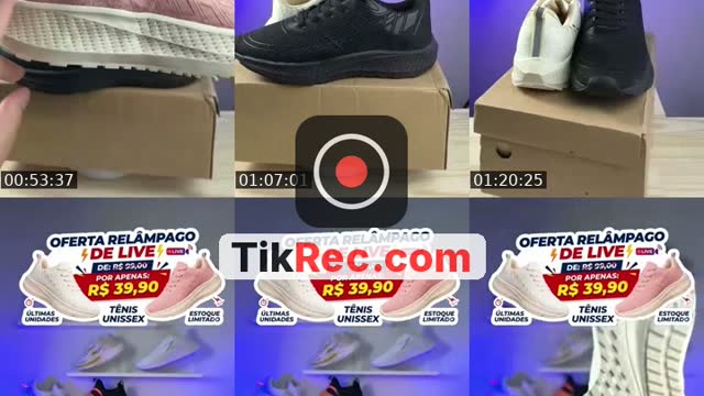 TikTok live: QUEIMA DE ESTOQUE! by @liveshoesofc