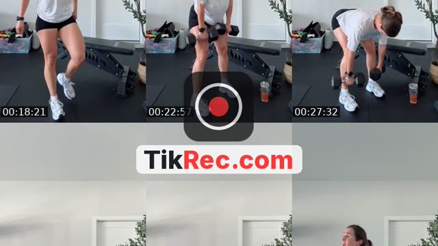 TikTok live: Entrenamiento de piernas 🔥 by @unamamimuyfit