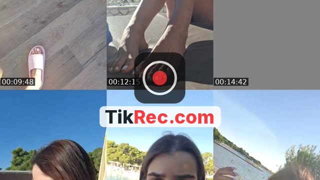 TikTok live: beach pool 🐬✨️ by @daryana9103