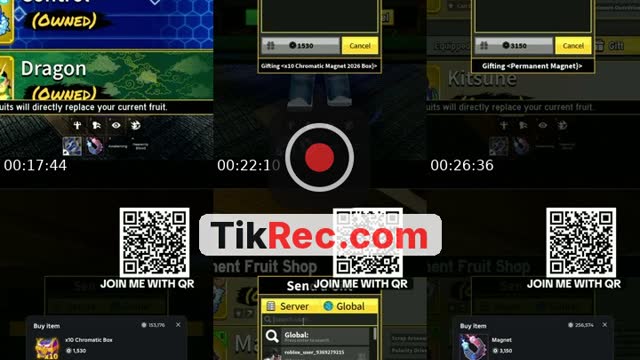 TikTok live: Bloxfruits live by @gamrrrrobot