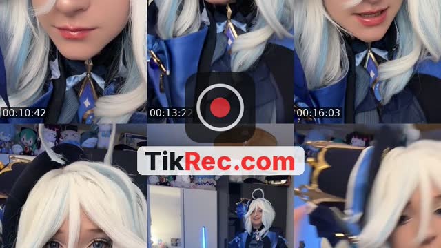 TikTok live: FURINA COSPLAY💙 by @miquyooo