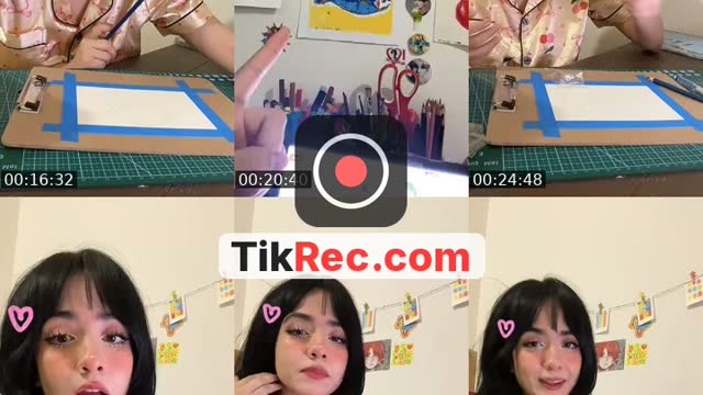 TikTok live: vamos a pintar…. de noche… by @ali._.ue