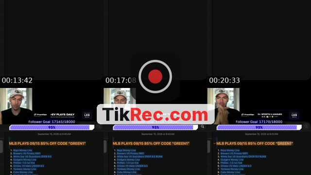 TikTok live: MLB/CFB TALK by @parlaylon