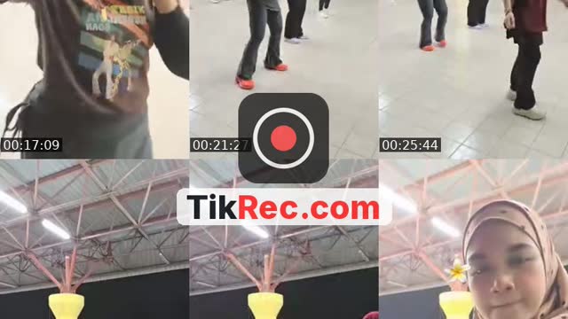 TikTok live: aerodance by @azza.ana