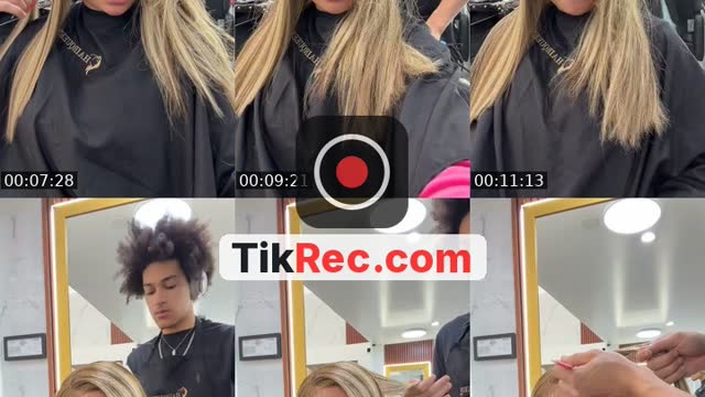 TikTok live: Getting my hair done 😛 by @honeybthatsme