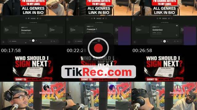TikTok live: Who should I sign next??? by @mstacksonline