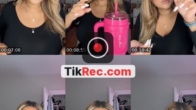 TikTok live: grwm by @goldglittertiger