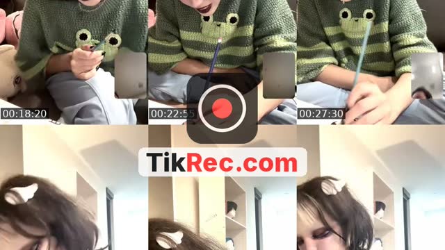 TikTok live: painting by @plummy_bunny