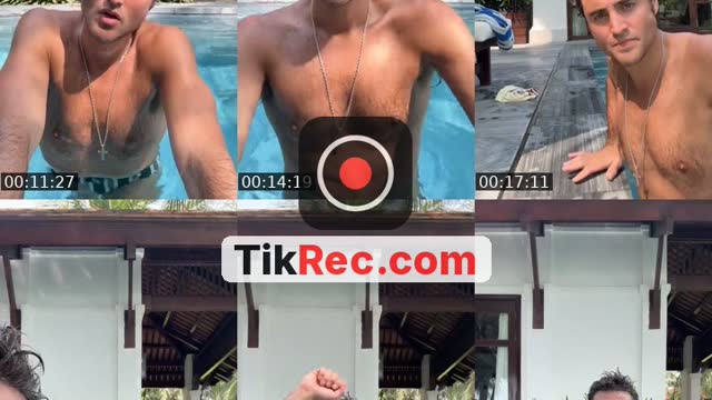 TikTok live: Pool party by @njmartor