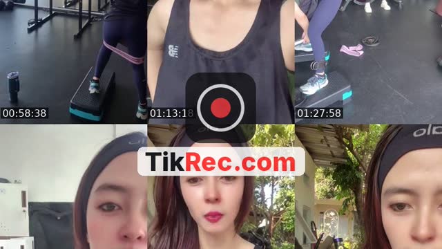 TikTok live: gym today 🍑 by @kaputz_15