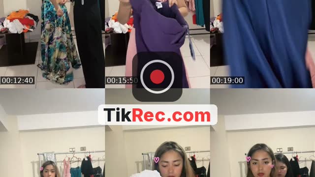 TikTok live: Apertura de vestidos de fiesta by @marciabelen3
