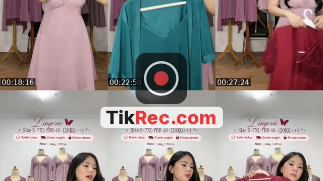 TikTok live: NOVI - SALE LINGERIE XS-7XL ❤️🔥 by @wildnodshop