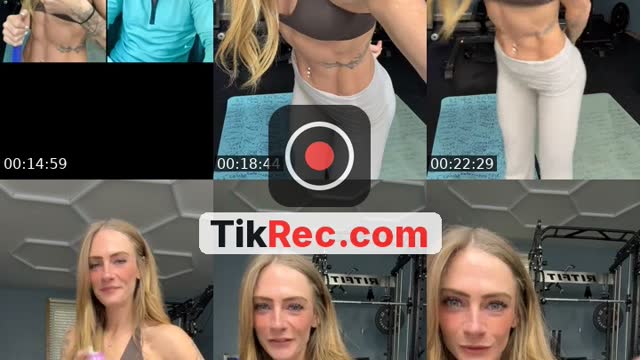 TikTok live: Pre Workout Chat 🩵 by @fitness.mckenzie