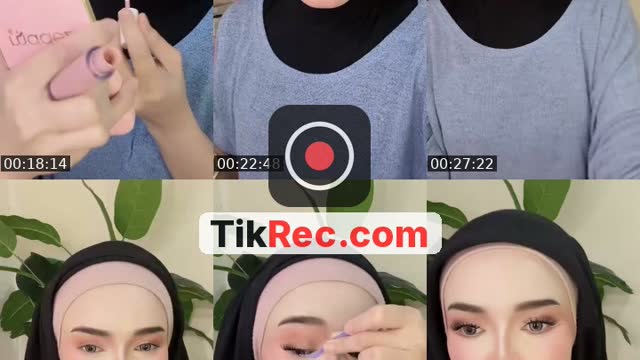 TikTok live: Testing makeup 💄 by @baeqyss