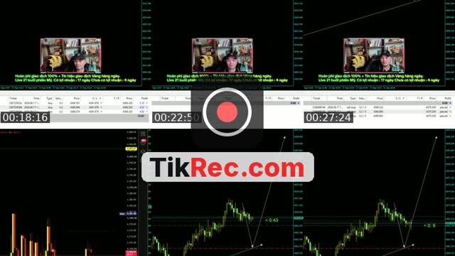 TikTok live: Sclap Gold M1, day trading by @tathucbinh