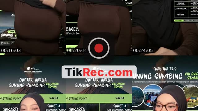 TikTok live: gn sumbing yuk 3-4 oct by @firdaaamanda