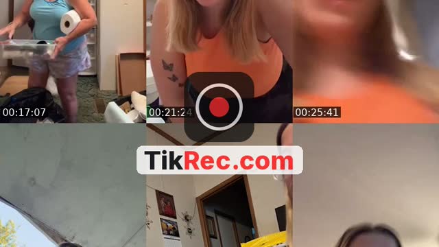 TikTok live: Clean w me by @madison_renee35