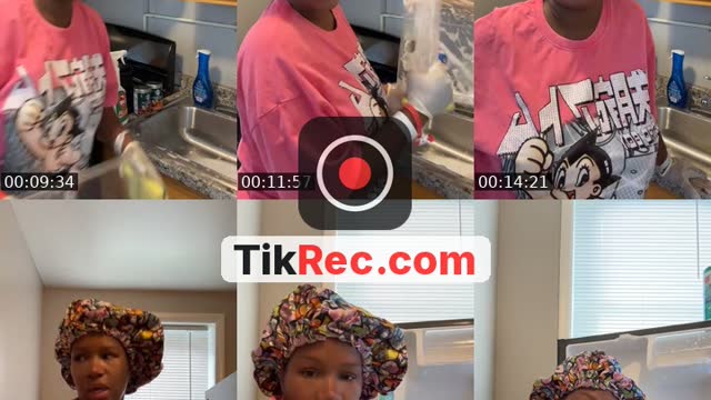 TikTok live: Cleanin up my new place by @queenoppgoat