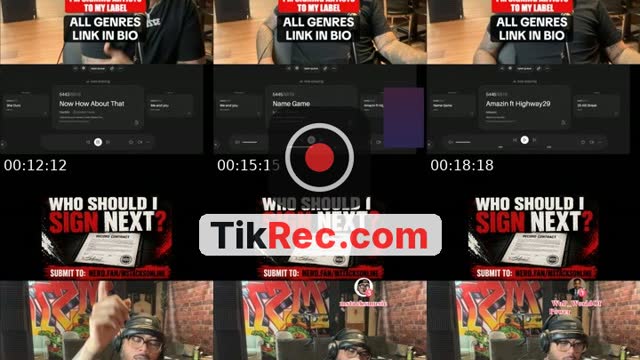TikTok live: Who should I sign next??? by @mstacksonline