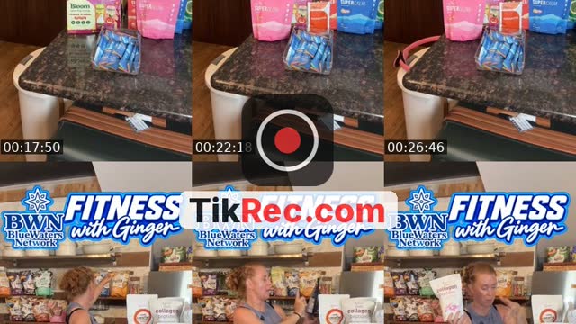 TikTok live: Gingers fitness live!! by @bluewatersnetwork