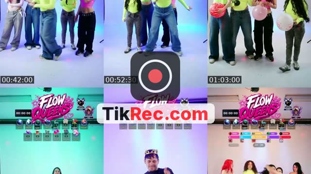 TikTok live: NEON PARTY by @flowqueens_lflow