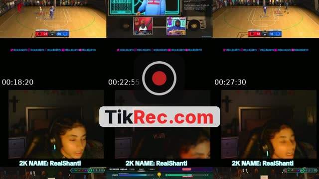 TikTok live: NBA2K7 FEMALE GUARD AND POPPER by @lrealshantil