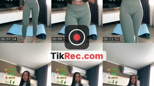 TikTok live: Fitness and yoga by @linadreamsss