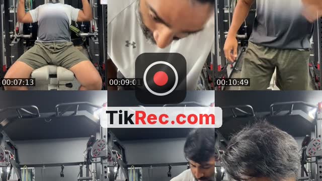 TikTok live: Gym time by @themaniac_physiqu3